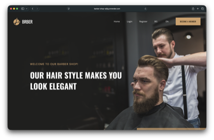 Barber Shop Booking System